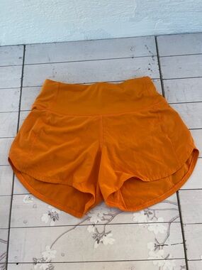 lululemon athletica Orange Athletic Shorts